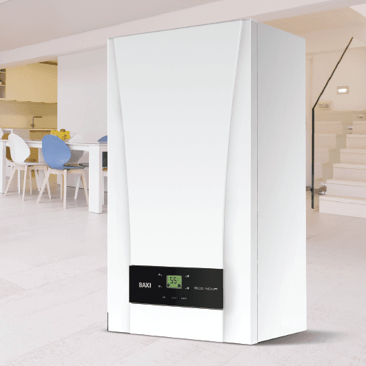 Caldera BAXI Eco Nova instalada en un ambiente moderno