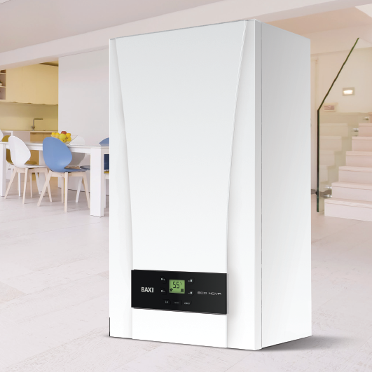 Caldera Baxi Eco Nova instalada en un hogar moderno