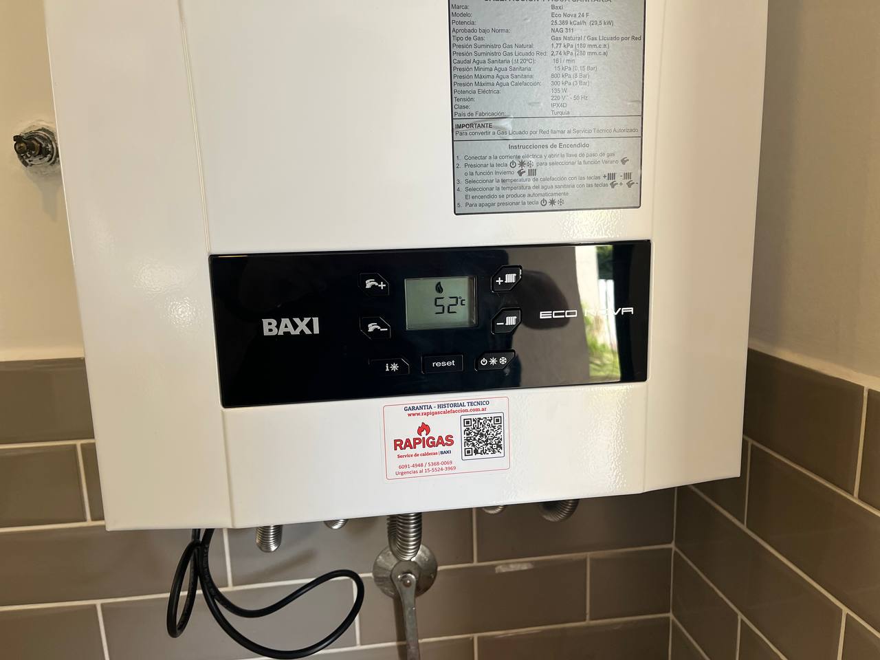 Service caldera BAXI - Zona Sur - imagen 5